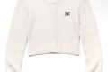 우알롱 로고 슬림핏 크롭 가디건 아이보리 xs