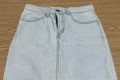 청 데님 미니스커트 (H라인)