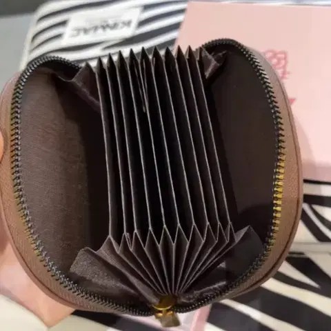 헬로키티 빈티지 아코디언 카드 동전지갑