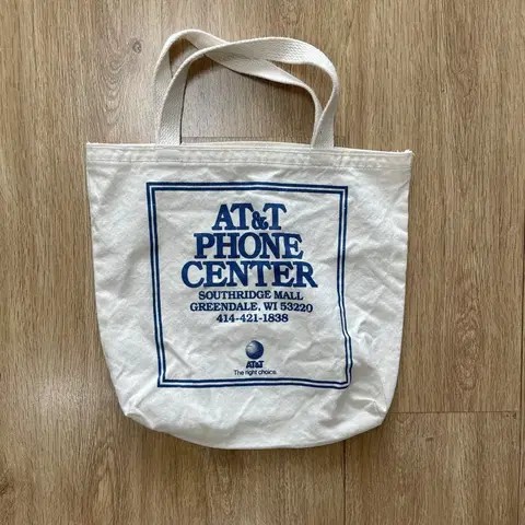 국내 유일 80s Made USA at&t 빈티지 볼캡 모자 에코백 콤보