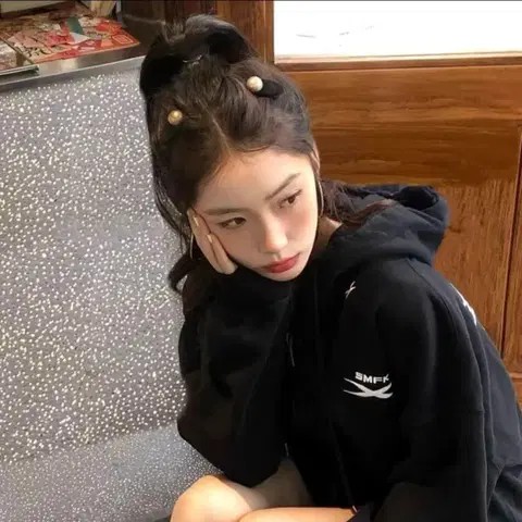 새상품 진주 벨벳 헤어핀 4개 일괄